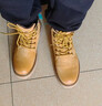 駱駝（CAMEL）馬丁靴女鞋工裝大黃靴女秋冬穿搭通勤會(huì )員戶(hù)外徒步登山鞋 GF122W7790R 金黃色-女【加絨】 37 曬單實(shí)拍圖