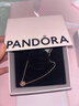 潘多拉（PANDORA）[新年禮物]鏤空銀河項鏈套裝玫瑰金色銀色閃亮優(yōu)雅生日禮物送女友 曬單實(shí)拍圖