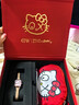 丹尼爾惠靈頓（DanielWellington）DW×HelloKitty女士手表復古小方糖腕表搭鎖骨項鏈套裝禮盒送女友 曬單實(shí)拍圖