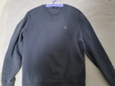哈吉斯（HAZZYS）男裝 秋款休閑衣服男上衣棉彈長(cháng)袖套頭衛衣男ABTZE0CCX32 深藍色DL L （175/96A 48） 曬單實(shí)拍圖