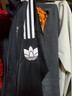 adidas經(jīng)典復古三條紋雙拉鏈寬松夾克外套男女秋季阿迪達斯三葉草 黑色   L 曬單實(shí)拍圖