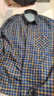 立蒙冬季男士保暖襯衫加絨加厚長(cháng)袖格子襯衣中年爸爸裝 310藍黃格XL 曬單實(shí)拍圖