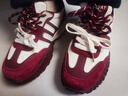 星期六運動(dòng)旅游鞋女厚底紅色德訓鞋時(shí)尚舒適跑步休閑鞋老爹鞋 深紅  38  曬單實(shí)拍圖