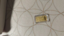 中國珠寶黃金生日快樂(lè )金條足金9999金片紀念日送老婆生日送女友禮物可定制 1g【品牌禮盒】 曬單實(shí)拍圖