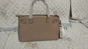 百麗禮物包包女2025新款鎏金歲月3.0鉑金包真皮手提包大號X7385DX5 灰色 F 曬單實(shí)拍圖