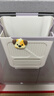 廚房垃圾桶可壁掛家用垃圾桶風(fēng)格無(wú)蓋車(chē)載壁掛式帶蓋懸掛翻蓋款 7L 灰白+狗頭貼【加大加厚可折疊壁 曬單實(shí)拍圖