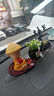 甄浩美汽車(chē)擺件香薰中控臺車(chē)內可愛(ài)搖頭小和尚車(chē)用品公仔車(chē)上一路平安鹿 【平安和尚+鹿】+香薰果 曬單實(shí)拍圖