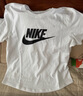 耐克(NIKE)春夏女短袖T恤 純棉 運動(dòng)休閑 修身顯瘦 DX7907-100 白色S 曬單實(shí)拍圖