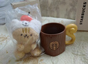 星巴克（Starbucks）派對甜心系列馬克杯(配毛絨掛件)435ml泡茶咖啡杯男女士圣誕禮物 曬單實(shí)拍圖