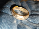 足銀990錘紋戒指純銀男士國風(fēng)手工捶打素圈食指輕奢高級感女指環(huán) 足銀990古法捶紋-戒指 曬單實(shí)拍圖