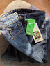 TEXWOOD蘋(píng)果牛仔褲女高腰寬松直筒版型復古高級時(shí)尚感女褲 藍色 26 曬單實(shí)拍圖