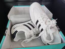 男鞋2006春季新款防臭透氣運動(dòng)鞋軟底減震防滑休閑皮面阿甘鞋子男 AD35988白蘭皮面款 40 曬單實(shí)拍圖
