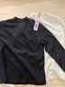 布先生熱膽小高領(lǐng)加厚長(cháng)袖打底白色T恤男春秋純色打底衫上衣KT01878 【小高領(lǐng)】鋼琴黑 L /175 曬單實(shí)拍圖