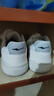 鴻星爾克板鞋冬季新款男鞋經(jīng)典小白鞋休閑鞋厚底增高滑板鞋百搭運動(dòng)鞋子男 微晶白 40 曬單實(shí)拍圖