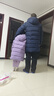 安踏兒童中長(cháng)款羽絨服男童裝25年冬加厚連帽三防熱返羽絨外套大衣抗寒 【新】綢灰紫-7 140 曬單實(shí)拍圖