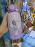 迪士尼（Disney）兒童保溫杯寶寶吸管水杯嬰幼兒園男女小學(xué)生上學(xué)直飲不銹鋼水壺 經(jīng)典雙蓋禮盒款 600ml 愛(ài)莎紫15040升級鏡面內膽 曬單實(shí)拍圖