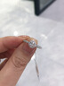 我愛(ài)鉆石網(wǎng) GIA裸鉆定制1克拉鉆戒女求婚結婚鉑金50分鉆石戒指無(wú)奶咖 GIA雙證裸鉆定金1 曬單實(shí)拍圖