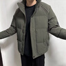 杰遜斯潮牌羽絨棉服男款冬季加厚立領(lǐng)短款棉衣外套2025新款男士冬裝棉襖 XZ102A-MY2536森綠色 XL （建議125-145斤） 曬單實(shí)拍圖