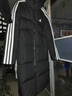 阿迪達斯（adidas）男 運動(dòng)型格系列 3S L DOWN JKT 長(cháng)款羽絨服 KC2498 黑色  M  曬單實(shí)拍圖