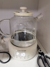 小質(zhì)養生壺1.5L全玻璃花茶壺0膠水0金屬恒溫煮茶器辦公室熱牛奶神器保溫壺家用燒水壺電熱水壺YSH12A 曬單實(shí)拍圖