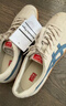 Onitsuka Tiger鬼塚虎運動(dòng)休閑鞋男女輕便德訓鞋女時(shí)尚鞋子TOKUTEN 米色/藍色 42 曬單實(shí)拍圖