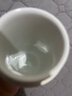 純陶瓷內膽保溫杯非涂層小巧容量口袋杯迷你桌面水杯可裝中藥杯子 簡(jiǎn)約白 曬單實(shí)拍圖