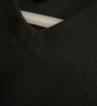 優(yōu)衣庫女裝柔軟針織搖粒絨V領(lǐng)套頭衫/長(cháng)袖479756 09 黑色 M 曬單實(shí)拍圖