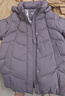 坦博爾羽絨服女中長(cháng)款帶帽寬松舒適保暖媽媽款外套510560D 香融紫 165  曬單實(shí)拍圖