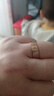 鈦鋼戒指不掉色18玫瑰金定制帶鉆簡(jiǎn)約男士婚戒明星同款指環(huán)禮物k 6mm玫瑰金色無(wú)鉆 9美號（19-21國號） 曬單實(shí)拍圖
