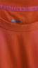李寧（LI-NING） 速干T恤短袖吸汗透氣圓領(lǐng)籃球跑步運動(dòng)健身訓練服純色t恤速干衣 熒光橙 L 【175】 曬單實(shí)拍圖