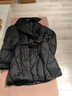 高檔棉服女中長(cháng)款2026新款冬季寬松收腰顯瘦黑色西裝外套棉衣棉襖 黑色 （高端洋氣保暖） XL 建議體重120-135斤 曬單實(shí)拍圖