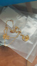 周六福明月花意足金999黃金項鏈女足金吊墜計價(jià)A0613919 約4.27g 禮物 曬單實(shí)拍圖