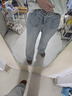 ONLY2025秋季新款法式優(yōu)雅高腰喇叭褲長(cháng)褲牛仔褲女|125132038 J33 350水洗牛仔藍 L L標準褲長(cháng) 曬單實(shí)拍圖