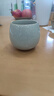 米黃汝窯茶杯品茗杯蟬翼紋開(kāi)片可養冰裂喝茶主人杯功夫茶杯 龍蛋杯 安全泡沫簡(jiǎn)易裝 曬單實(shí)拍圖