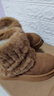 ZHR毛毛雪地靴女2025冬季新款加絨棉鞋女厚底短靴女 AB199 駝色 36 曬單實(shí)拍圖