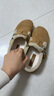他她（TATA）女鞋2025冬季新款加絨勃肯鞋保暖鞋子棉鞋休閑鞋CF702DM5 棕黃（絨里） 37 曬單實(shí)拍圖