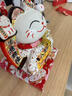 吉貓堂招財貓擺件開(kāi)業(yè)大號店鋪前臺自動(dòng)搖手客廳喬遷新居禮品電動(dòng)發(fā)財貓 【八方來(lái)財】26.5*24*32眾貓拱福 【禮盒+坐墊+圍脖】電池插電兩用 曬單實(shí)拍圖
