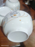 陶瓷碗家用喜慶喬遷新居碗碟餐具套裝歲月靜好飯碗 歲月靜好3碗 曬單實(shí)拍圖