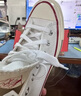 匡威（Converse）AllStar低幫厚底帆布鞋男女款小白鞋休閑板鞋560251C 白色低幫560251C 35 曬單實(shí)拍圖