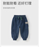 戴維貝拉男童褲子兒童休閑運動(dòng)褲秋裝寶寶洋氣童裝束腳褲 曬單實(shí)拍圖