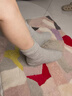 中醫養生防寒純棉花襪子女士睡覺(jué)棉襪冬季加厚棉花襪套老年睡眠厚 灰色-直口 均碼 39碼-40碼 曬單實(shí)拍圖