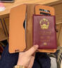 鹿師傅手工植鞣頭層牛皮裝兩臺手機包可充電質(zhì)感搭扣證件銀行卡收納小巧 棕擦色 曬單實(shí)拍圖