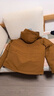 JEEP吉普羽絨服男冬季短款連帽保暖外套男士休閑夾克衣服男裝 棕色 XL 曬單實(shí)拍圖