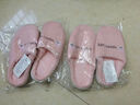 小熊兔子卡通棉拖鞋家用室內厚底棉拖鞋女保暖防滑毛毛拖鞋踩屎感 灰色 44-45 【適合43-44】 曬單實(shí)拍圖