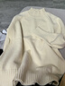 皮爾卡丹（pierre cardin）100純羊毛衫加厚高領(lǐng)打底衫女2025款內搭加大碼女裝秋冬針織毛衣 原絨米 XL (115-130斤) 曬單實(shí)拍圖