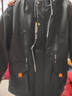 啄木鳥(niǎo)加絨加厚棉服外套男秋冬季2025新款男士棉衣襖休閑防寒羽面包絨服 09黑色加絨 (保暖不臃腫) 2XL (建議160-180斤) 曬單實(shí)拍圖