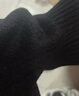 森馬集團加絨高領(lǐng)毛衣男士冬季加厚針織衫男生毛線(xiàn)衣服 黑色 3XL 曬單實(shí)拍圖