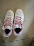 YONEX尤尼克斯羽毛球鞋女款超輕透氣減震運動(dòng)鞋SHB220CR 白/粉紅 37 曬單實(shí)拍圖