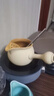容山堂粗陶白泥圍爐煮茶壺罐罐茶烤奶茶罐煮茶器古法煮茶爐養生壺 粗陶白泥罐罐茶煮茶器-白勺 曬單實(shí)拍圖