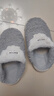 啄木鳥(niǎo)棉拖鞋男士冬季外穿包跟室內家居厚底保暖毛絨情侶家用棉鞋男冬款 灰色【主圖款】加絨保暖 41-42 【適合42/43腳穿】 曬單實(shí)拍圖